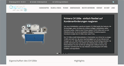 Desktop Screenshot of cx1200e.de